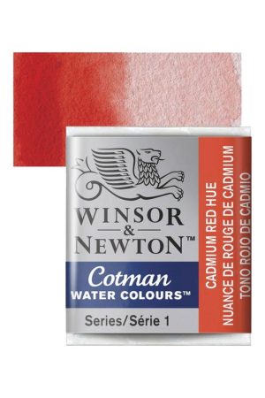 قرص تک رنگ آبرنگ کاتمن Cadmium Red Hue winsor ۰۹۵