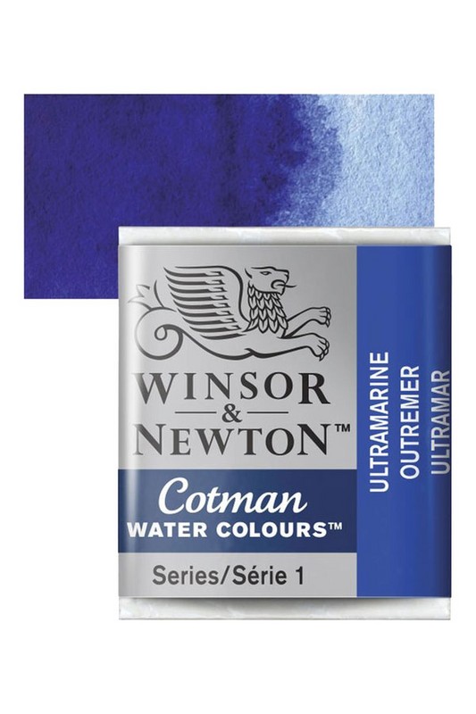 قرص تک رنگ آبرنگ کاتمن Ultramarine ۶۶۰ winsor