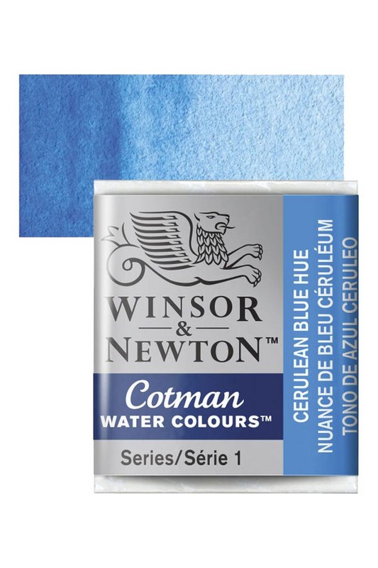 قرص تک رنگ آبرنگ کاتمن Cerulean Blue Hue ۱۳۹