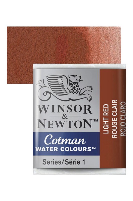 قرص تک رنگ آبرنگ کاتمن Light Red ۳۶۲