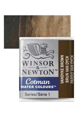 قرص تک رنگ آبرنگ کاتمن Vandyke Brown ۶۷۶