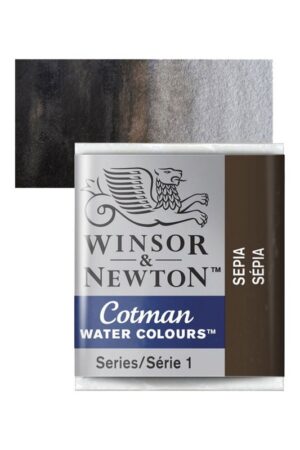 قرص تک رنگ آبرنگ کاتمن Sepia ۶۰۹