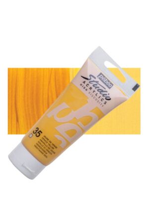 رنگ اکریلیک ۱۰۰میل transparent کد ۰۳۵  venice yellow