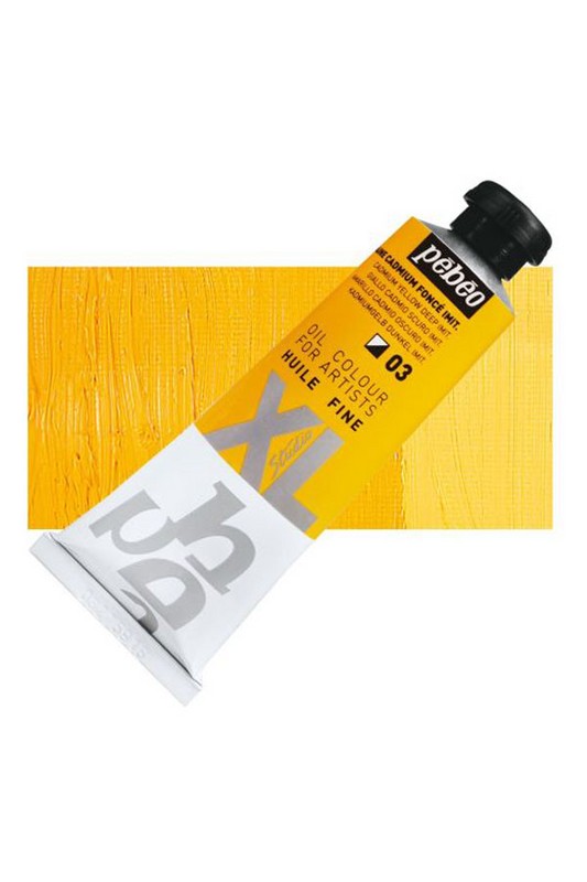 رنگ روغن ۳۷ میل کد ۰۳ cadmium yellow deep hue