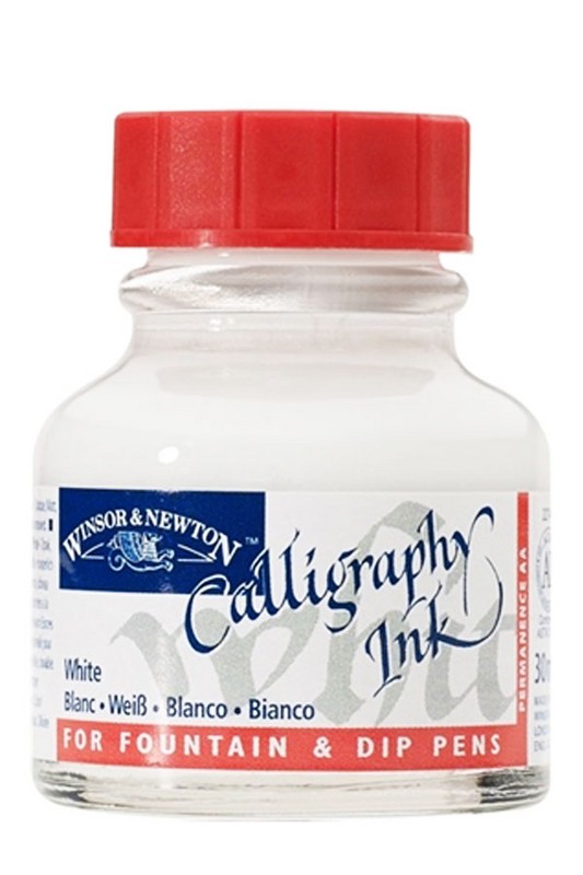 جوهر کالیو گرافی ۳۰ میل Calligraphy Ink White ۱۱۱۰۷۰۲ وینزور
