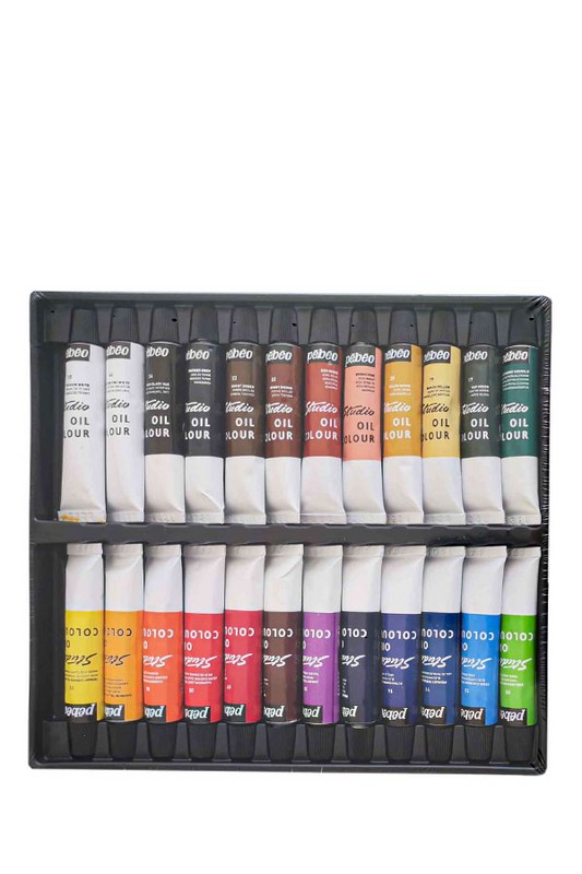 ست رنگ روغن ۲۴ رنگ تیوب ۱۲ میل