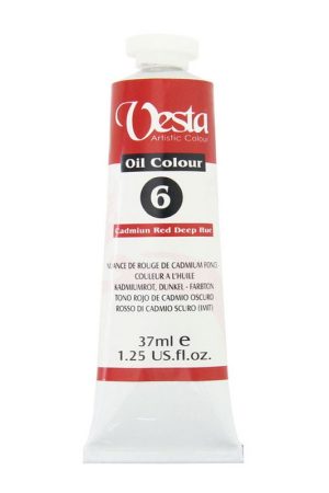 رنگ روغن ۳۷ میل کد cadmium red deep ۶