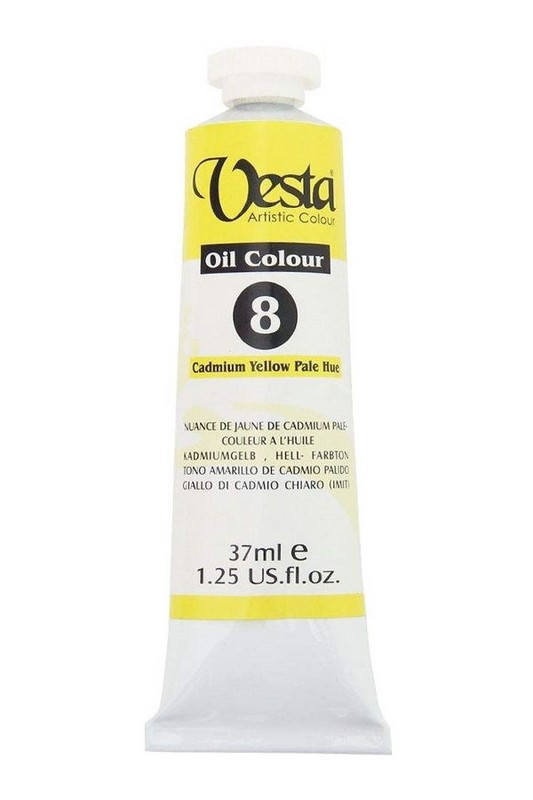 رنگ روغن ۳۷ میل کد Cadmium Yellow Pale Hue ۸