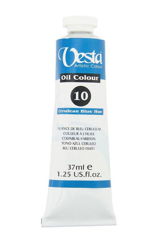 رنگ روغن ۳۷ میل کد ۴۶۱۷ Cerulean Blue Hue ۱۰