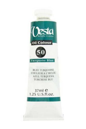 رنگ روغن ۳۷ میل کد Turquoise Blue ۵۰