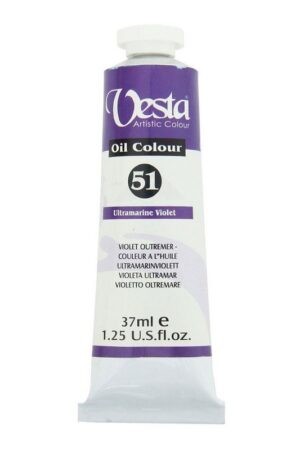 رنگ روغن ۳۷ میل کد Ultramarine Violet ۵۱