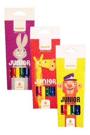 ماژیک نقاشی ۶ رنگ جونیور Fa۹۲۲۲۰۰ اسکول فنس schoolfans