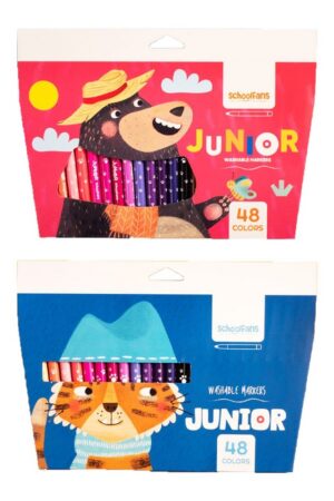 ماژیک نقاشی ۴۸ رنگ جونیور Fa۹۲۲۲۰۴ اسکول فنس schoolfans