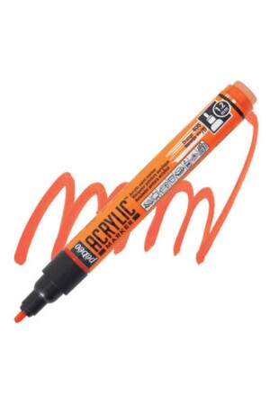 ماژیک deco marker نوک ۱/۲ میلیمتر گرد رنگ orange