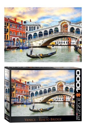 پازل venice rialto bridge ۶۰۰۰ ۰۷۶۶ ۱۰۰۰pcs