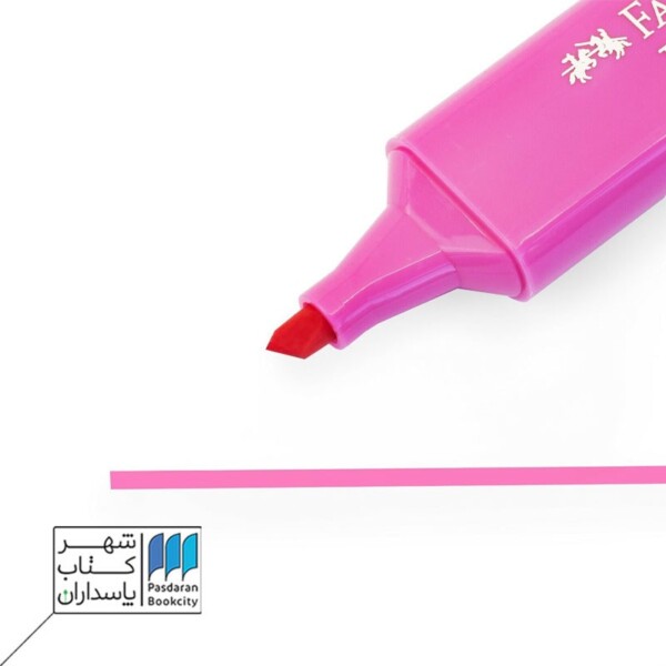 هایلایتر پاستلی کیف پلاستیکی ۴ عددی فابر کاستل ۱۵۴۶۱۰