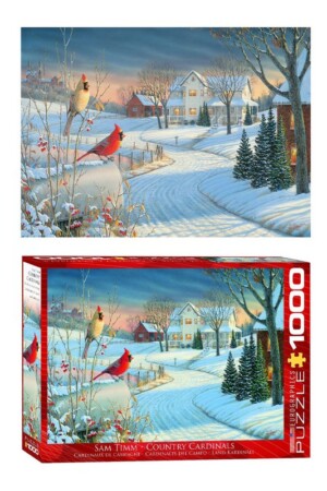 پازل COUNTRY CARDINALS ۶۰۰۰۹۸۱ ۱۰۰۰ pcs