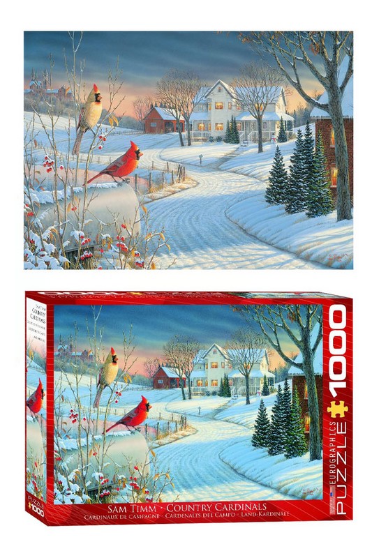 پازل COUNTRY CARDINALS ۶۰۰۰۹۸۱ ۱۰۰۰ pcs