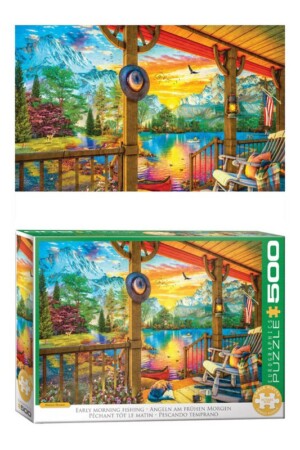 پازل ۵۰۰ ۵۸۸۴-۶۵۰۰ Early Morning Fishing