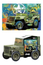 پازل ۵۵۰ ۵۵۹۸-۸۵۵۱ Military Jeep Tin