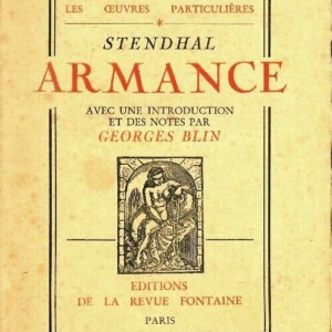 تصویر کتاب آرمانس نوشته استاندال