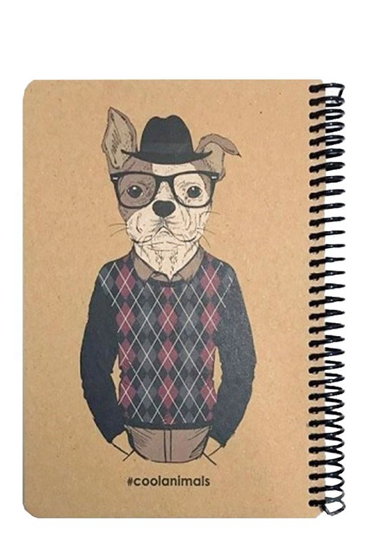 دفتر یادداشت حیوانات جلد سخت A۵