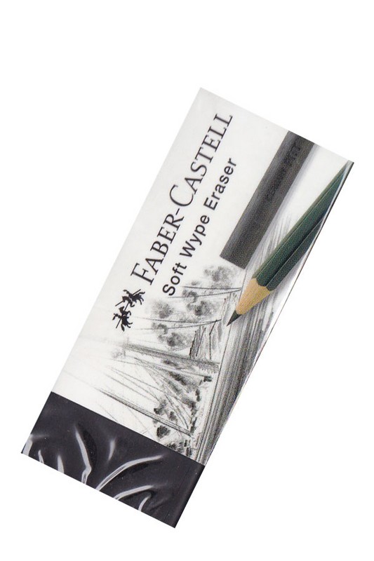 پاک کن مشکی بزرگ سافت وایپ کد ۱۸۷۴۲۵ فابر کاستل faber castell