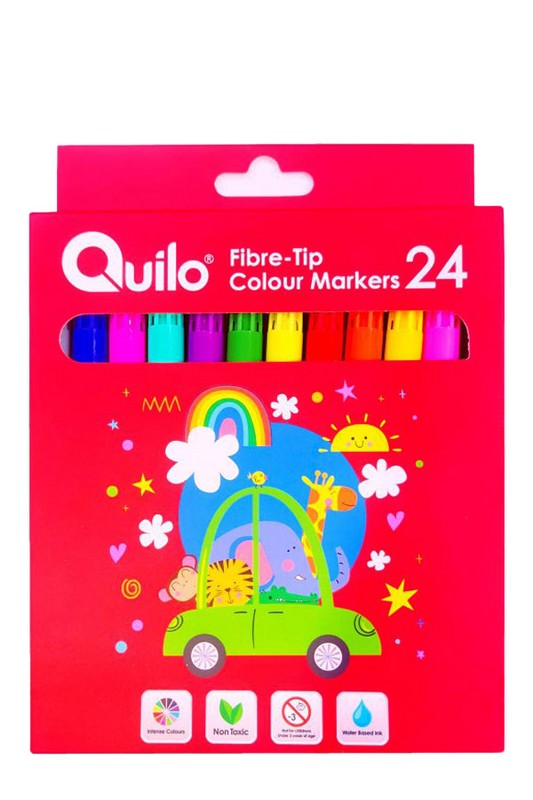 ماژیک نقاشی ۲۴ رنگ Fibre tip ۶۳۴۳۸۲ کویلو