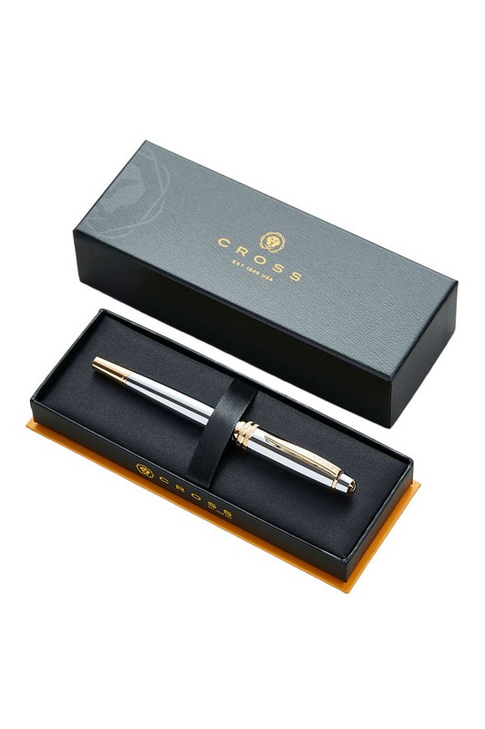 خودنویس استیل گیره زرد بیلی Baily کراس