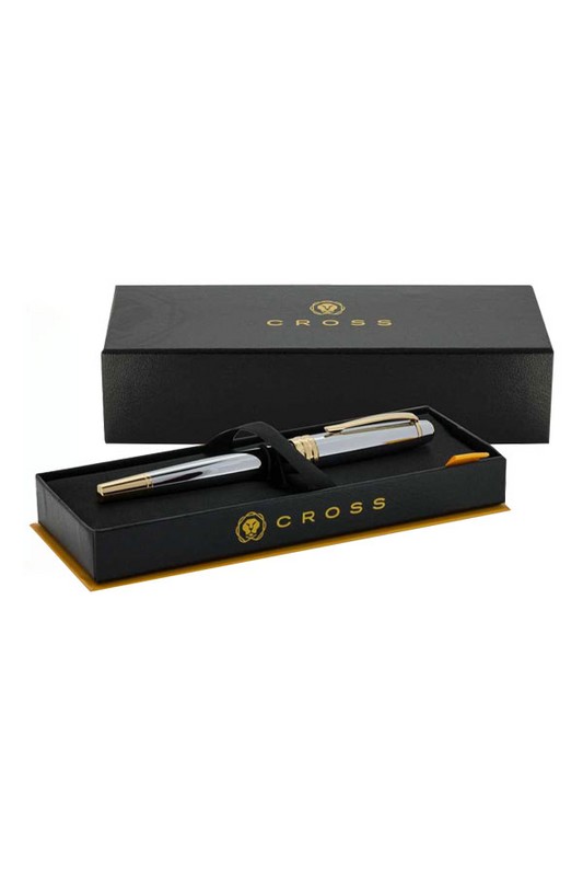 خودنویس استیل گیره زرد بیلی Baily کراس