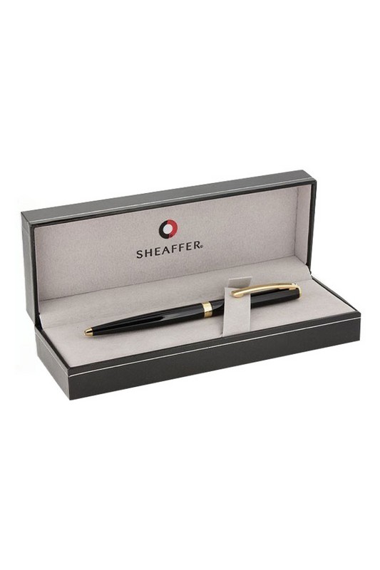 خودکار ساگاریس لاکی مشکی گیره زرد شیفر sheaffer