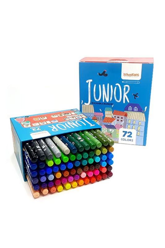 ماژیک نقاشی ۷۲ رنگ جونیور Fa۹۲۲۲۰۵ اسکول فنس