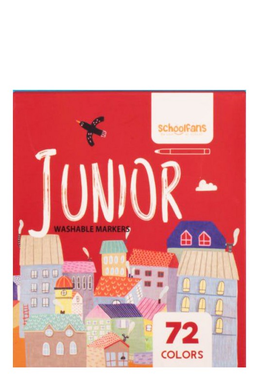 ماژیک نقاشی ۷۲ رنگ جونیور Fa۹۲۲۲۰۵ اسکول فنس