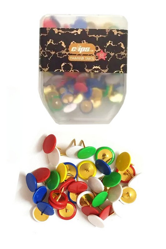 پونز روکش رنگی ۱۰۰ عددی فلزی