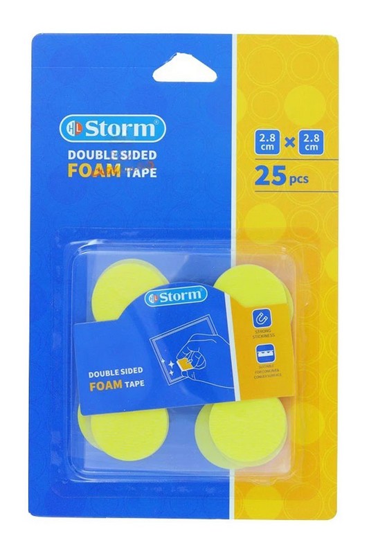 چسب دو طرفه فومی ۱ میل دایره ۱۰۲۱۳۵