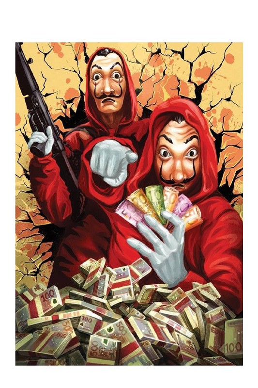 پازل ۱۰۰۰ قطعه Money heist کد ۲۸۹۸