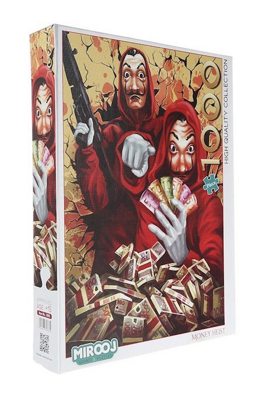 پازل ۱۰۰۰ قطعه Money heist کد ۲۸۹۸