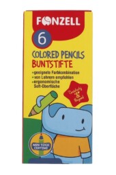 مداد رنگی ۶ رنگ کوتاه ۶۸۵۰۷۴