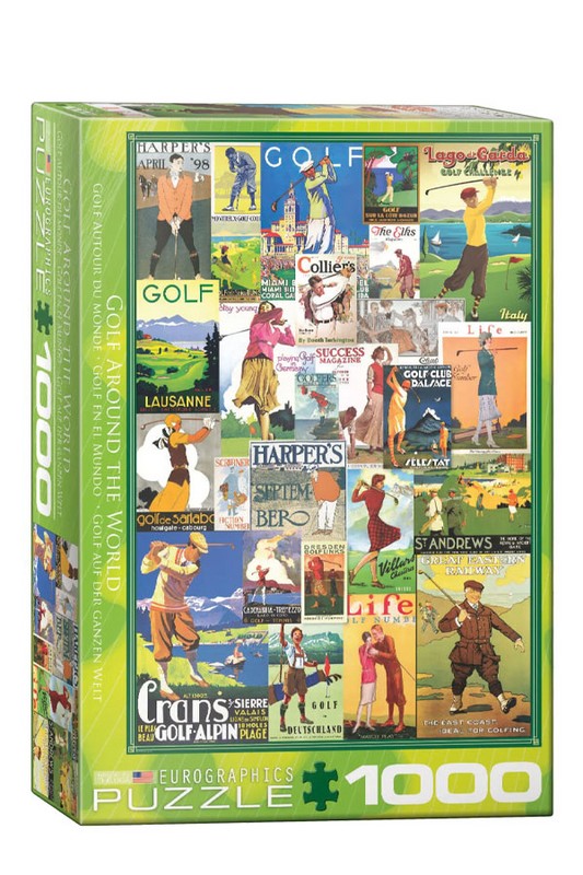 پازل Golf round The World ۶۰۰۰۰۰۹۳۳ ۱۰۰۰pcs