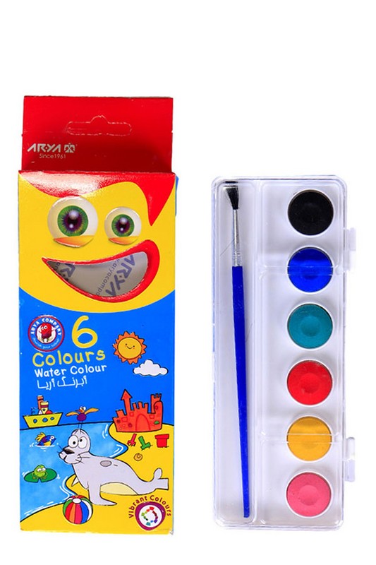 آبرنگ ۶ رنگ ۵۰۰۱ آریا