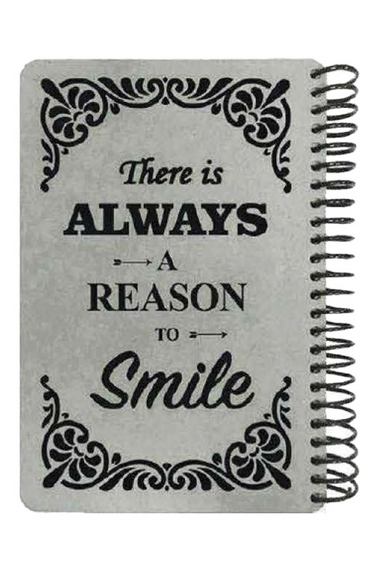 دفتر جلد طوسی Raw Gray