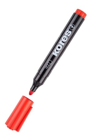 ماژیک پرمننت قرمز نوک گرد