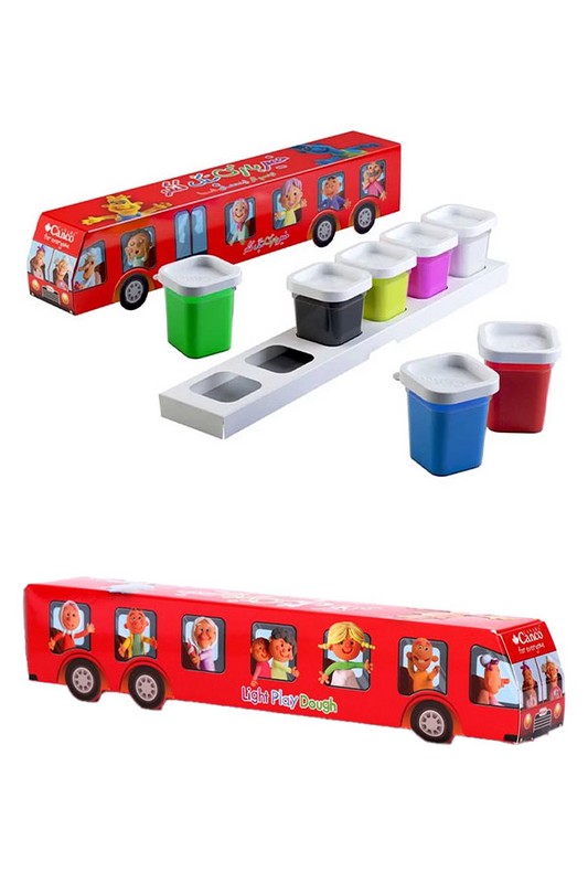 خمیر سبک اتوبوسی ۶ رنگ