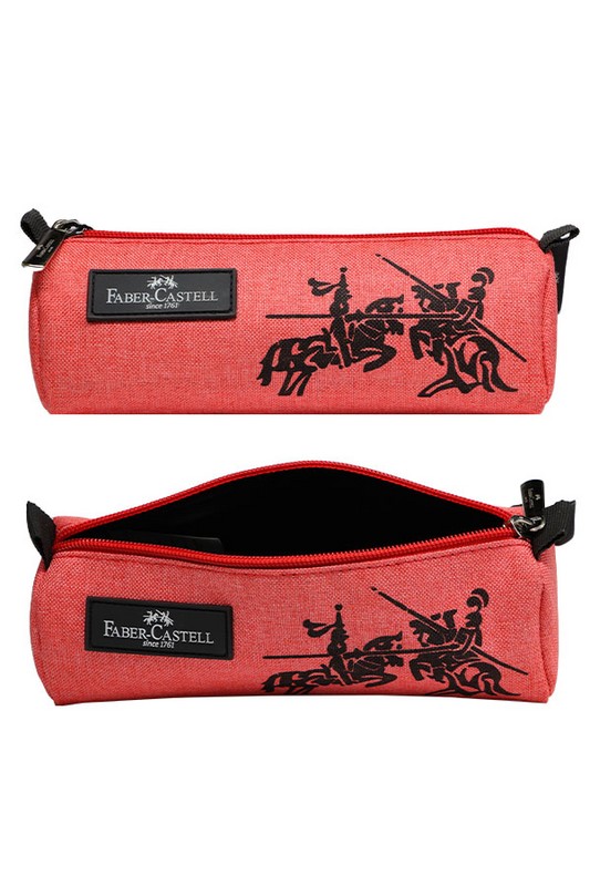 جامدادی تک زیپ پارچه ای طرح شوالیه ۳۱۹۱۴۹۱۹ قرمز فابر کاستل