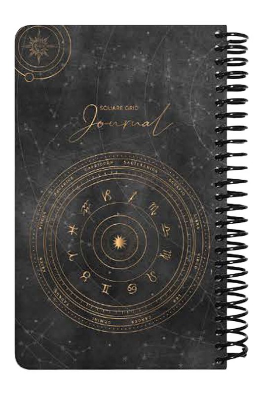 دفتر ژورنال خطی فنری همراه با استیکر