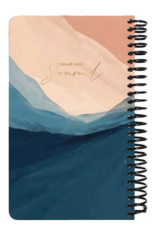 دفتر ژورنال خطی فنری همراه با استیکر