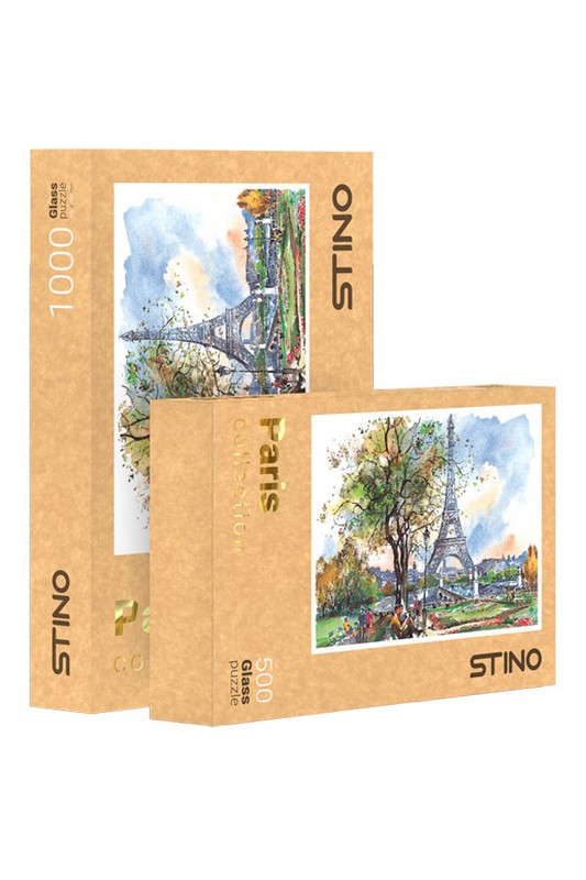 پازل شیشه ای ۵۰۰ قطعه طرح پاریس کد ۱۰۳