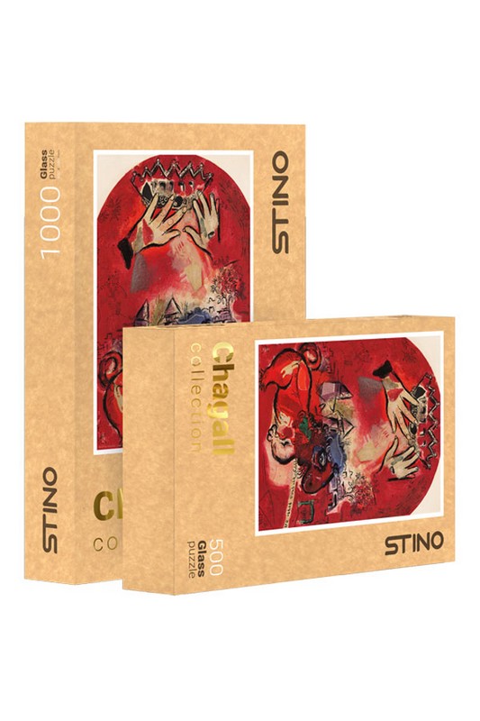 پازل شیشه ای ۵۰۰ قطعه طرح شاگال کد ۱۰۲