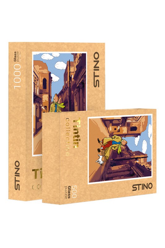 پازل شیشه ای ۲۶۰ تکه طرح تن تن کد ۱۰۳