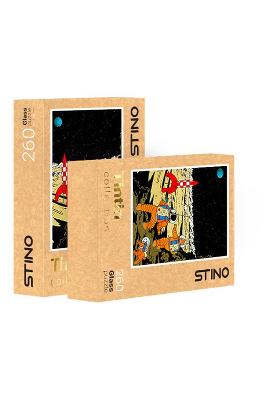 پازل شیشه ای ۲۶۰ تکه طرح تن تن کد ۹۱۰۶